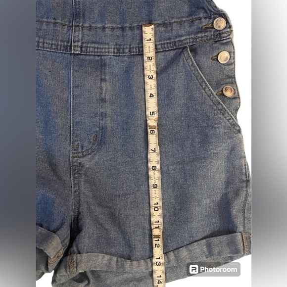 Denim and Co Primark Denim Overall shorts Size 12 - Picture 4 of 6